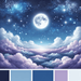 Starry Night Sky Paint By Color