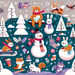 Silly Snow Day Paint By Diamond