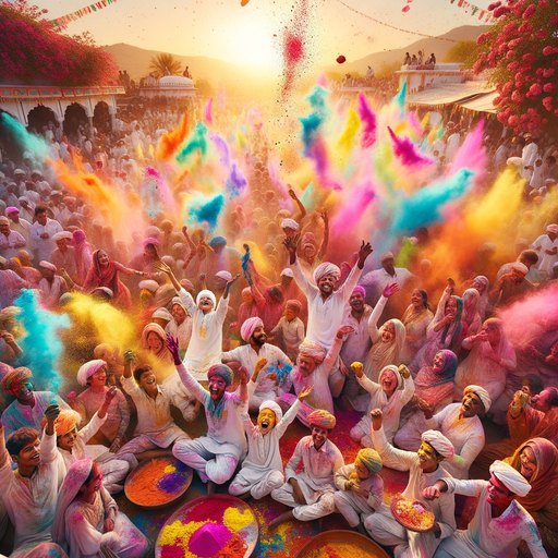 The Holi Festival Diamond Painting