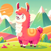 Lively Llama Diamond Painting