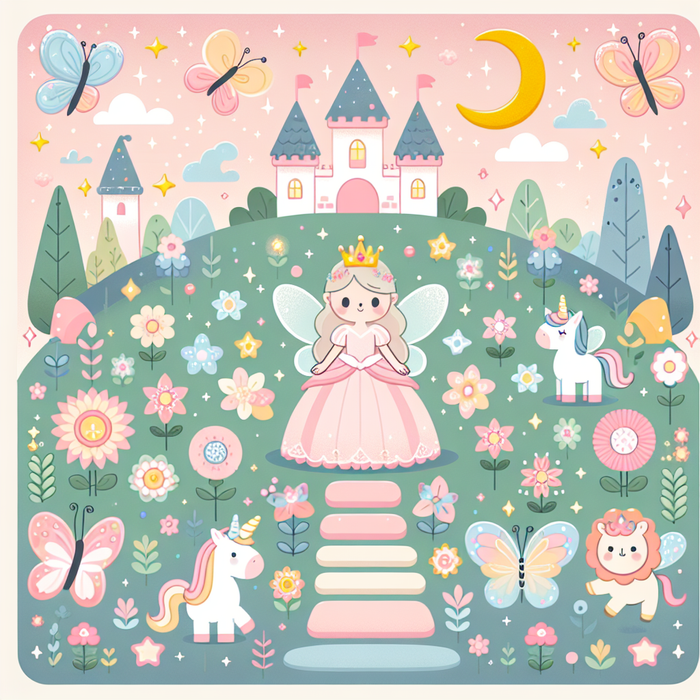 Fairy Princess Garden DIY Paint By Diamonds