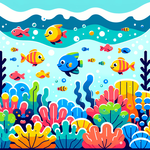 Friendly Fish's Coral Quest Paint By Diamonds