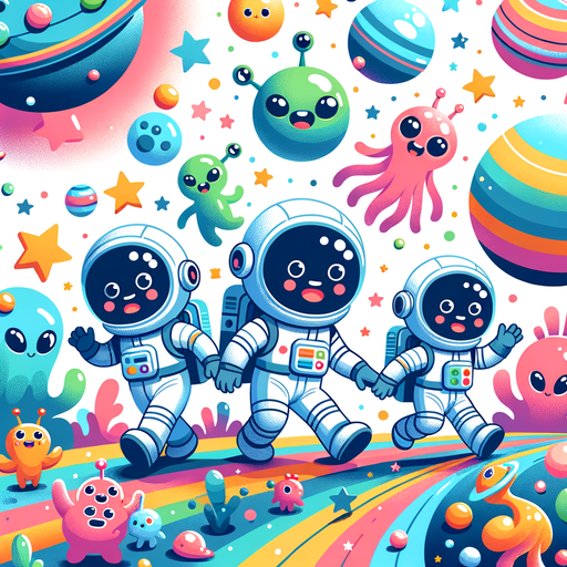 Space Adventure Paint By Diamonds Kits