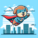 Superhero Puppy Rescue Diamond Painting