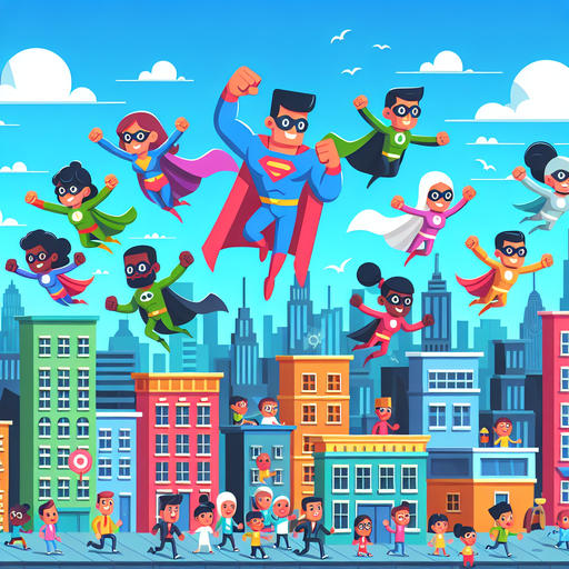 Silly Superhero Adventures Paint By Diamonds