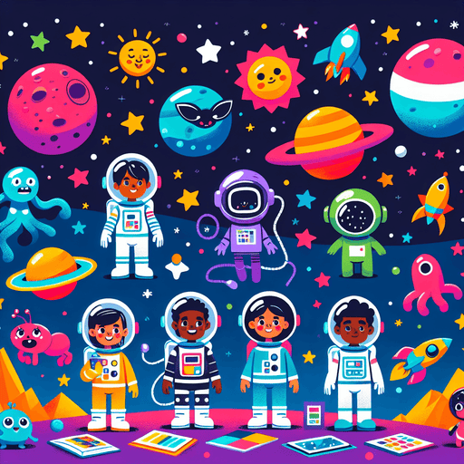 Stellar Space Safari Paint By Diamonds