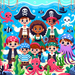 Under The Sea Pirate Adventures Paint By Diamonds Art