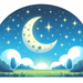 Peaceful Moonlit Night Paint By Diamonds Art
