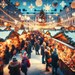 Helsinki Christmas Market Paint By Diamonds