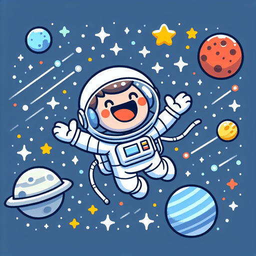 Astronaut In Outer Space Paint By Diamonds