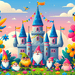 Adventurous Fairy Tale Castle DIY Paint By Diamonds