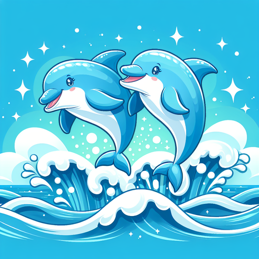 Underwater Adventure With Dancing Dolphins Paint By Diamond