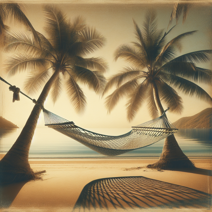 Seaside Hammock Bliss Painting By Diamonds Kit