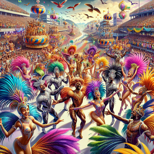 World Carnival Of Rio De Janeiro Diamonded Painting Kits
