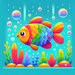 Rainbow Rainbowfish Paint By Diamonds