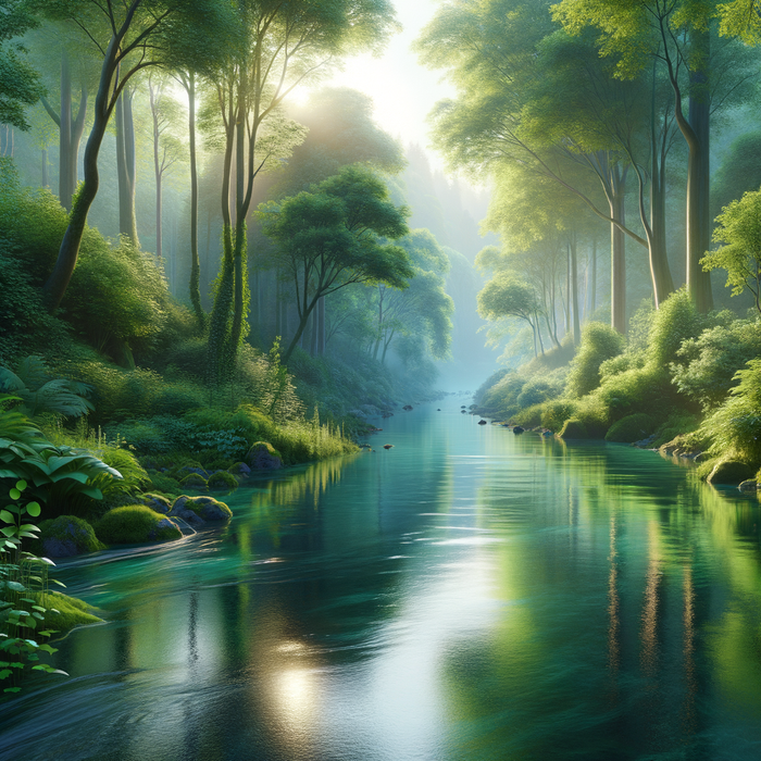 Peaceful River Diamond Painting