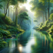 Peaceful River Diamond Painting