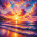 Mediterranean Sunset Harmony Paint By Color