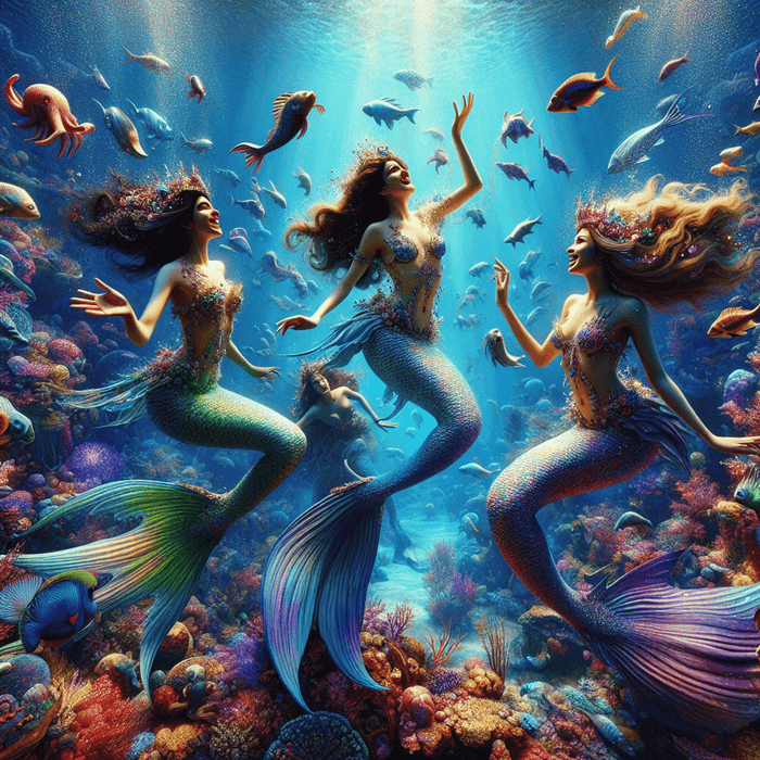 Whimsical Mermaid Dreams Diamonded Painting Kits