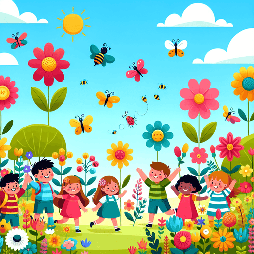 Playful Garden Adventure Paint By Diamonds