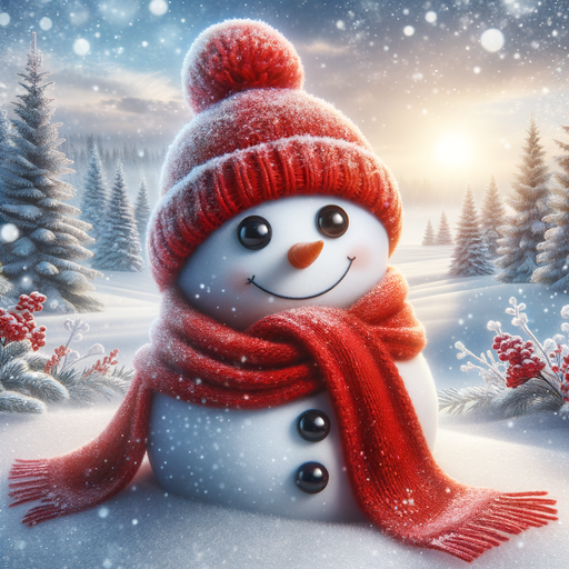 Festive Snowman Gathering Diamonded Painting Kits