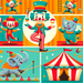 Circus Fun Time Paint By Diamond