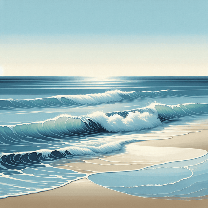 Soothing Ocean Waves Paint By Diamonds