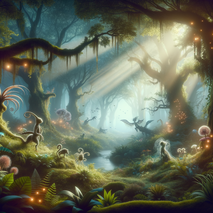 Mysterious Enchanted Forest Paint By Diamonds Art