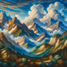 Stunning Mountain Vista Paint By Diamonds Art