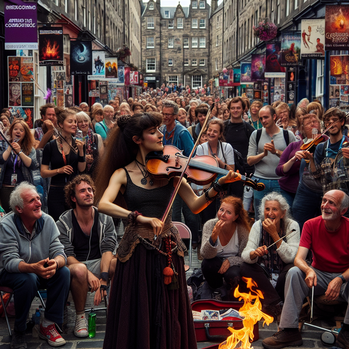 The Edinburgh Festival Fringe - Scotland Paint By Diamonds Kits