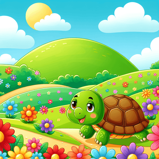 Happy Tortoise Journey Paint By Diamonds Art