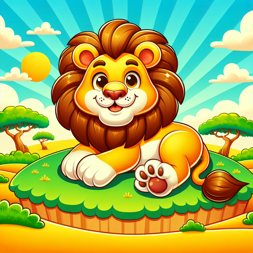 Laughing Lion Diamond Painting