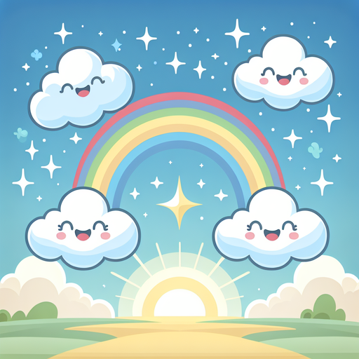 Joyful Cloud Friends Paint By Diamonds