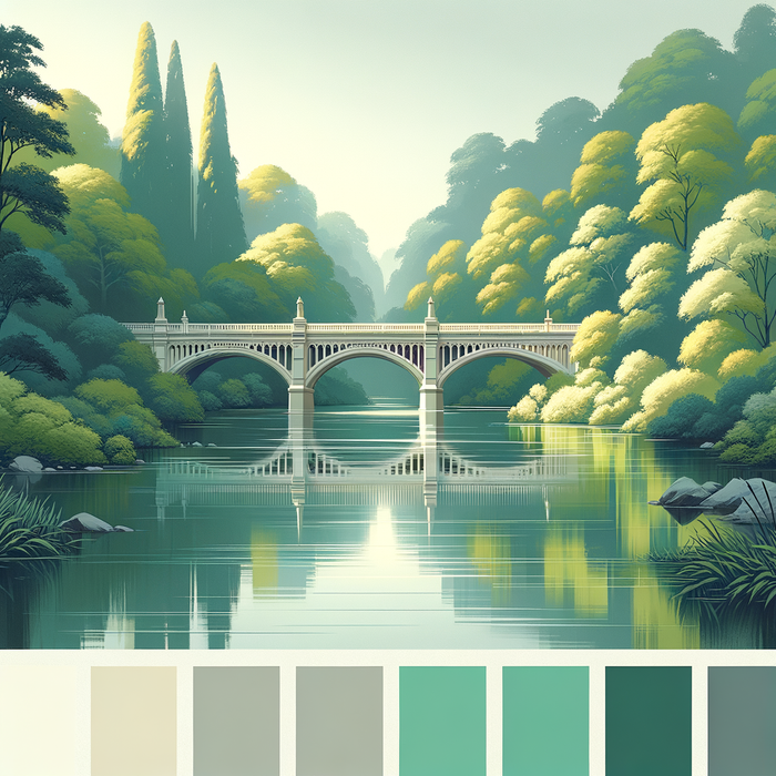 Majestic Bridge Crossing Diamond Painting