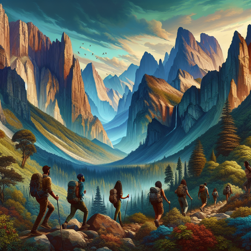 Adventurous Mountain Hike Diamonded Painting Kits