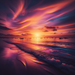 Majestic Seascape Sunset Paint By Diamonds Art