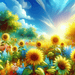 Radiant Sunflower Joy Diamonded Painting Kits