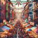 San Gennaro Feast - New York City Paint By Diamonds Art