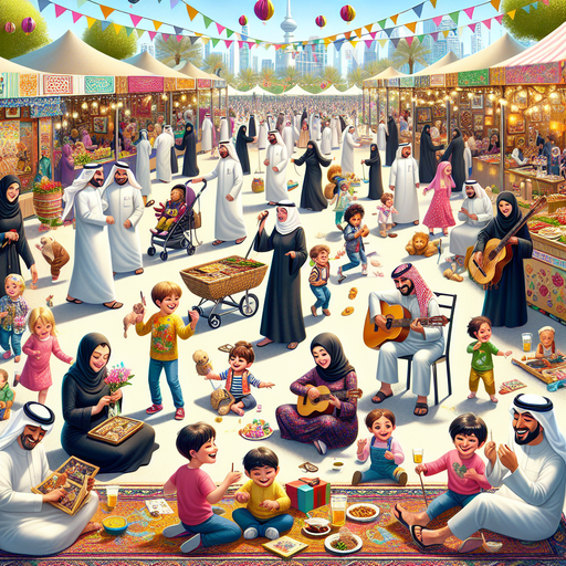 Kuwait Spring Festival - Kuwait Paint By Diamonds Kits