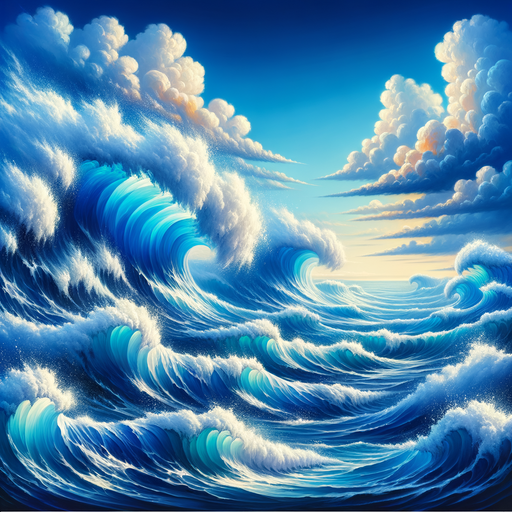 Ocean Waves Reverie Paint By Diamond