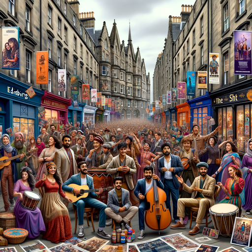 Edinburgh Fringe Festival - Scotland Diamond Painting