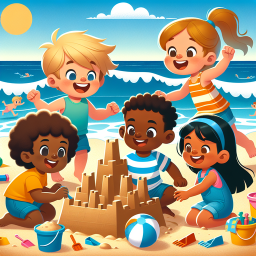 Seaside Sandcastle Paint By Diamonds Kits