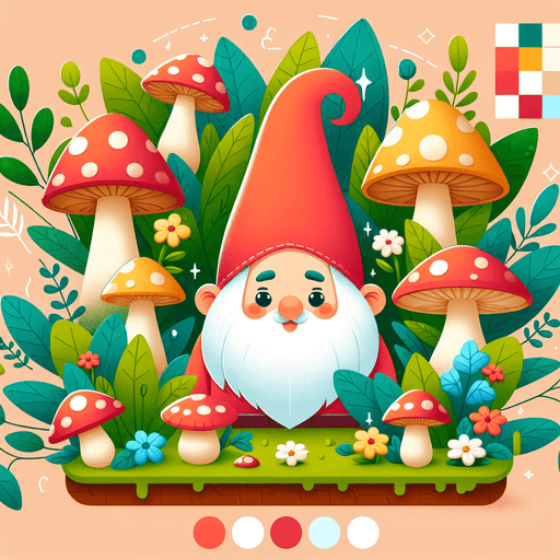 Garden Gnome's Secret Haven Paint By Diamonds