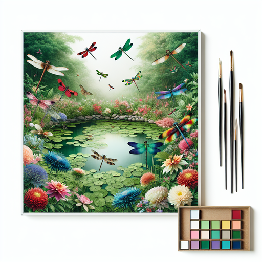 Magical Dragonfly Dance Painting By Diamonds Kit