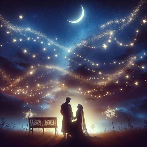 Romantic Starlit Night Paint By Diamonds