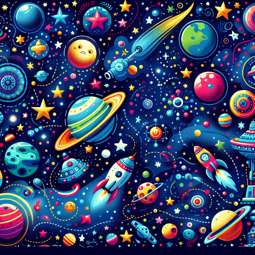 Adventure In The Stars Paint By Color