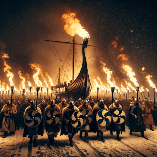 Up Helly Aa - Shetland, Scotland Diamond Painting