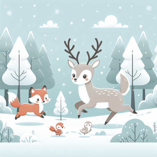 Winter Forest Wonderland DIY Paint By Diamonds