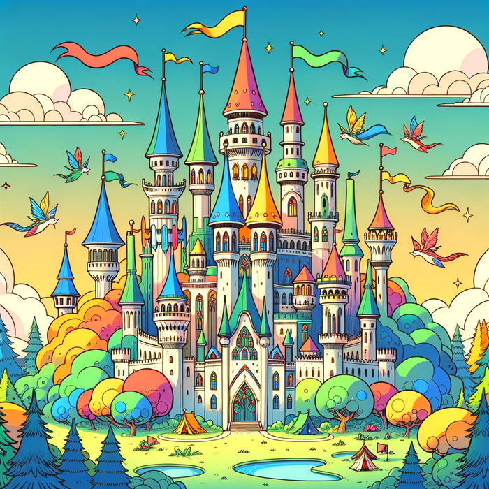 Wonderous Castle Diamond Painting