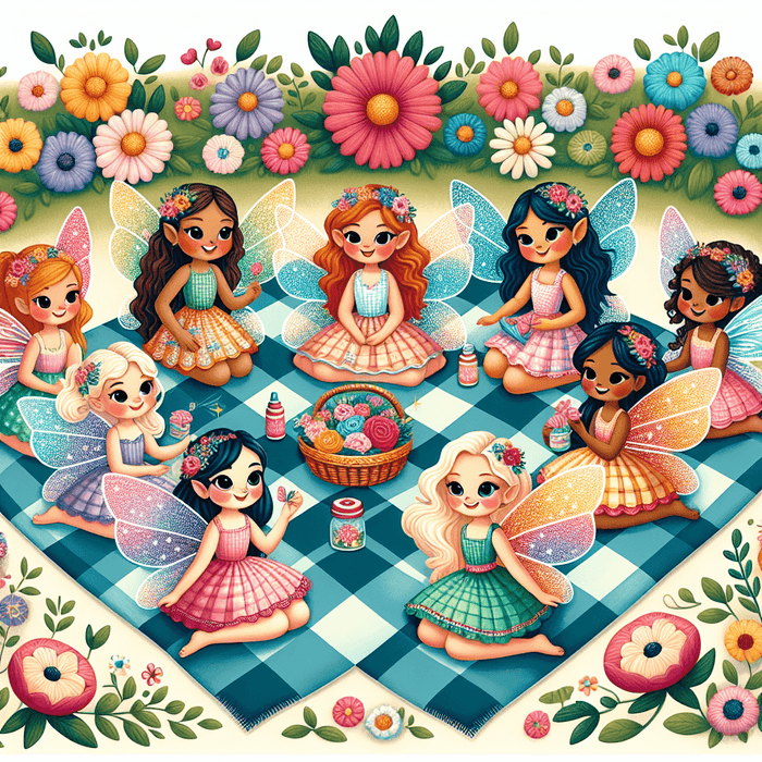 Magical Fairy Picnic Paint By Diamond